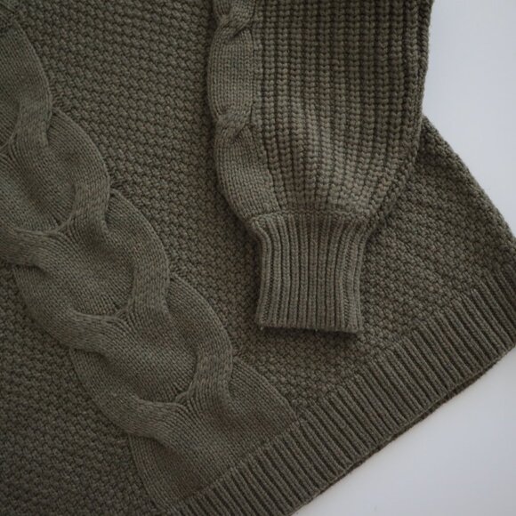 J.Crew Cable Knit Wool Blend Sweater | S - Picture 4 of 5